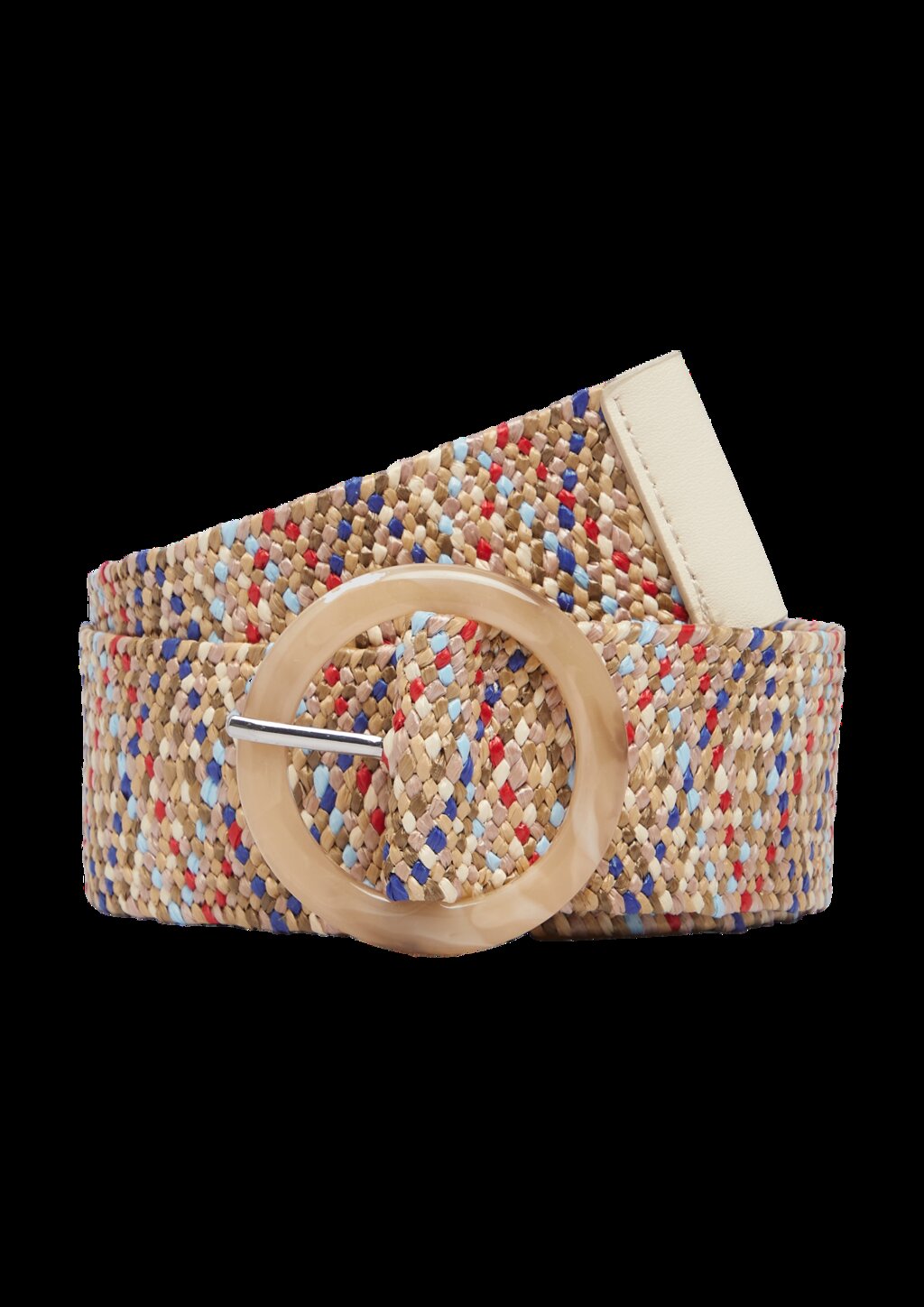 Bouclégürtel mit Dornschließe