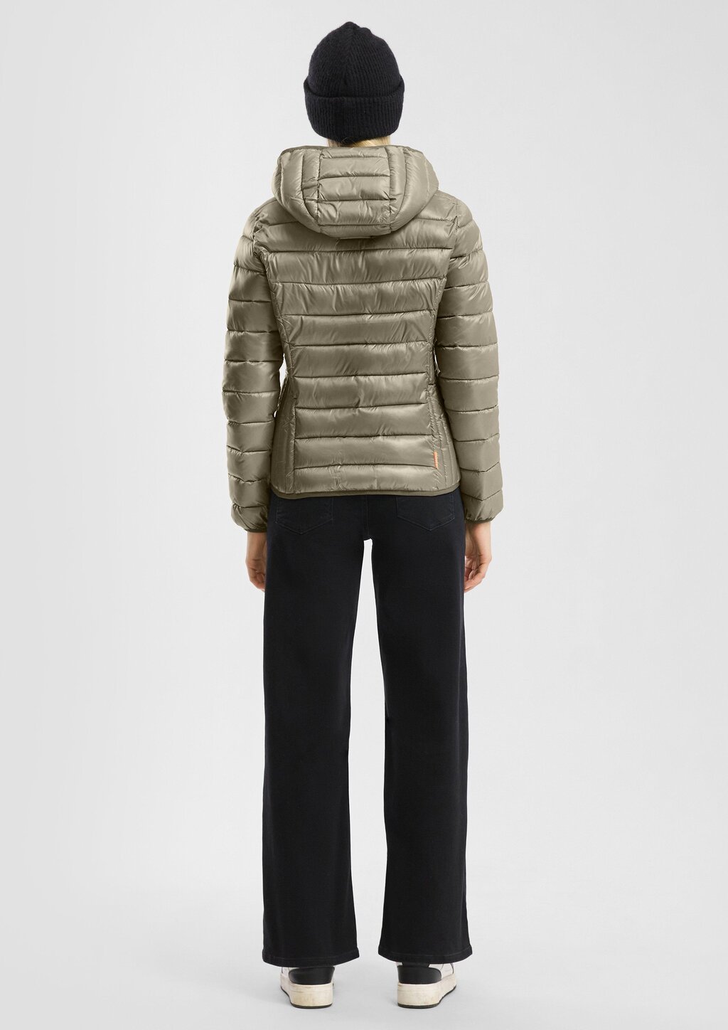 Leicht wattierte Steppjacke mit Kapuze