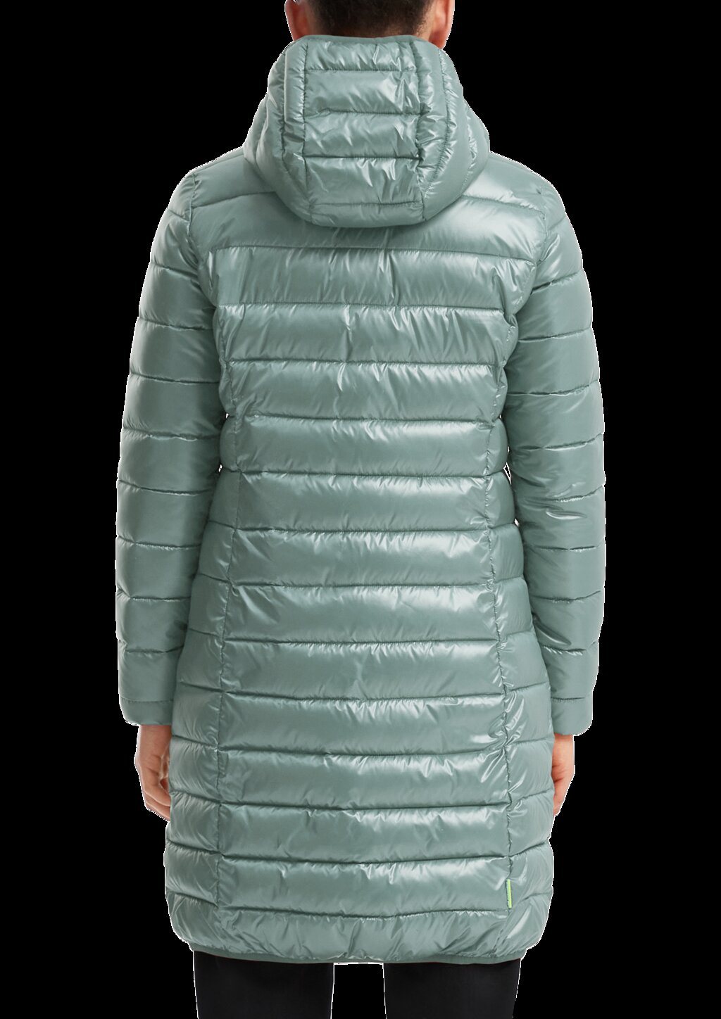 Leicht wattierter Steppmantel mit Kapuze