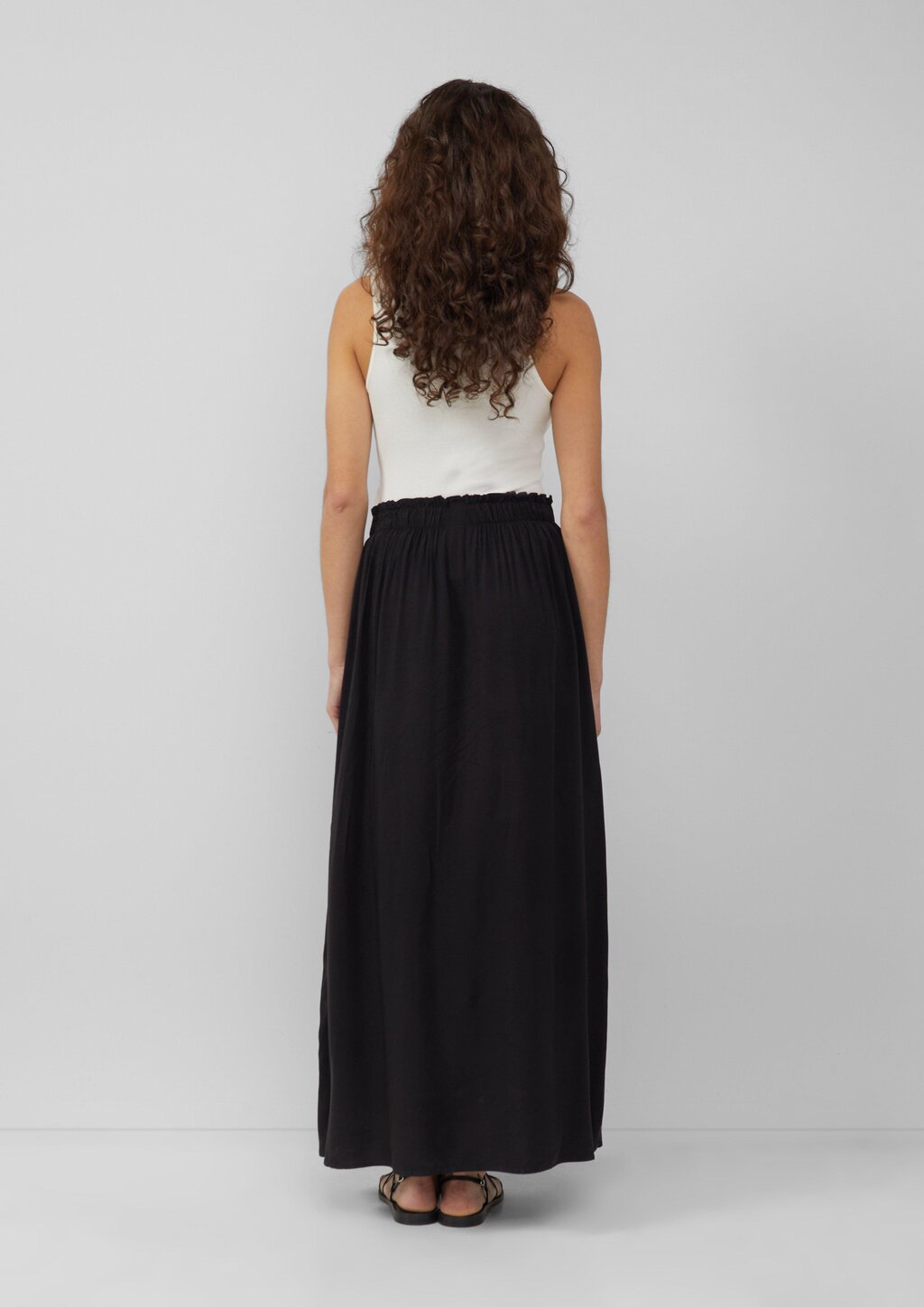 Langer Rock aus Viskose