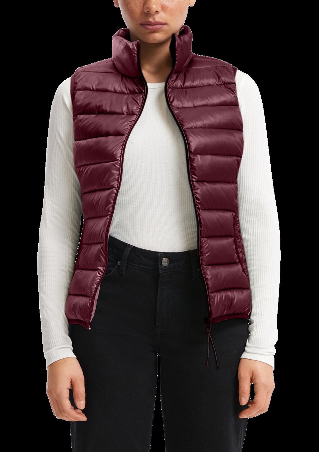 Leicht wattierte Steppweste