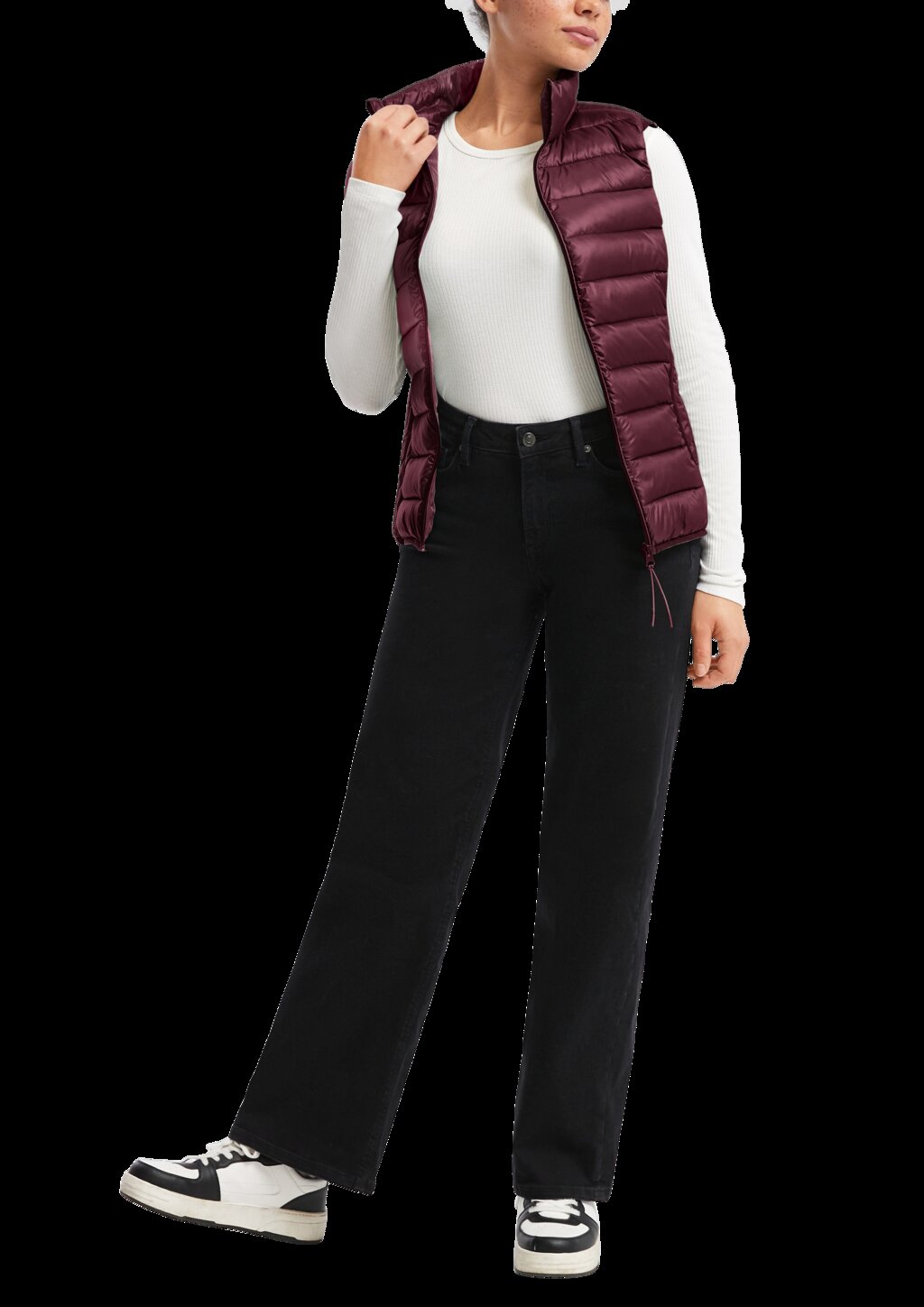 Leicht wattierte Steppweste