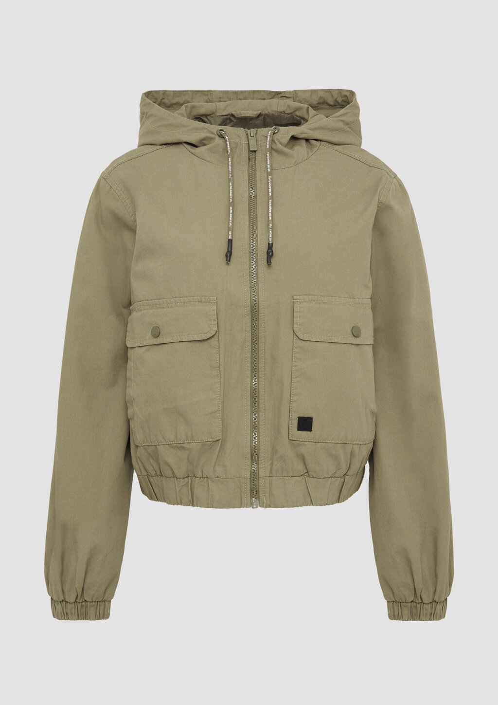 Blouson aus Baumwolle mit Kapuze