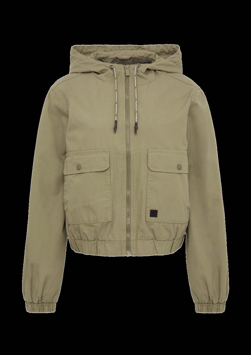 Blouson aus Baumwolle mit Kapuze