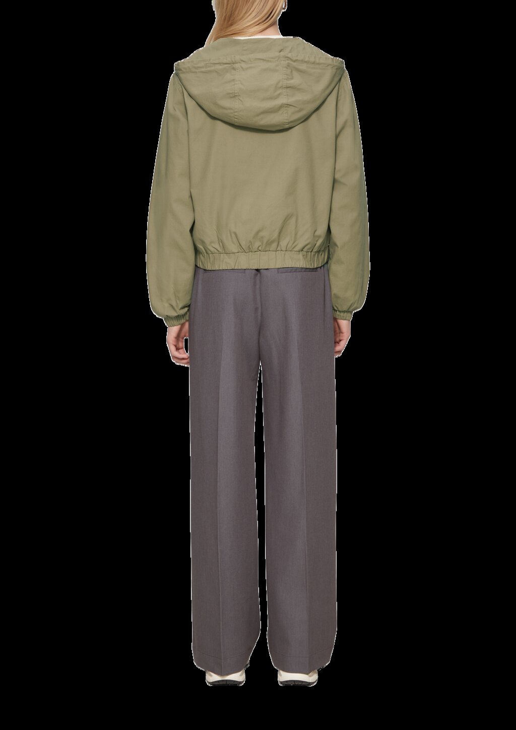 Blouson aus Baumwolle mit Kapuze