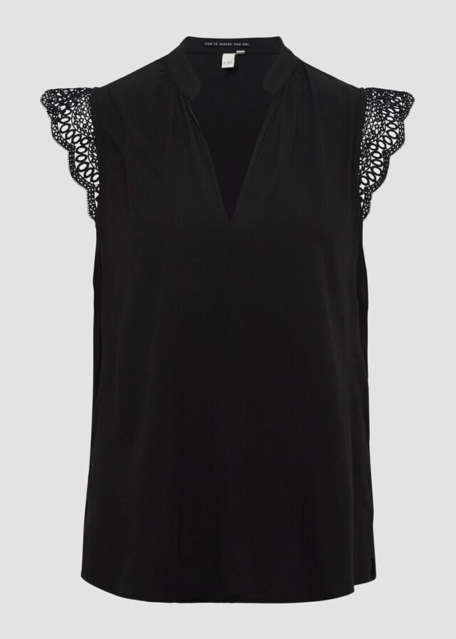 Locker geschnittenes Blusentop aus Viskose