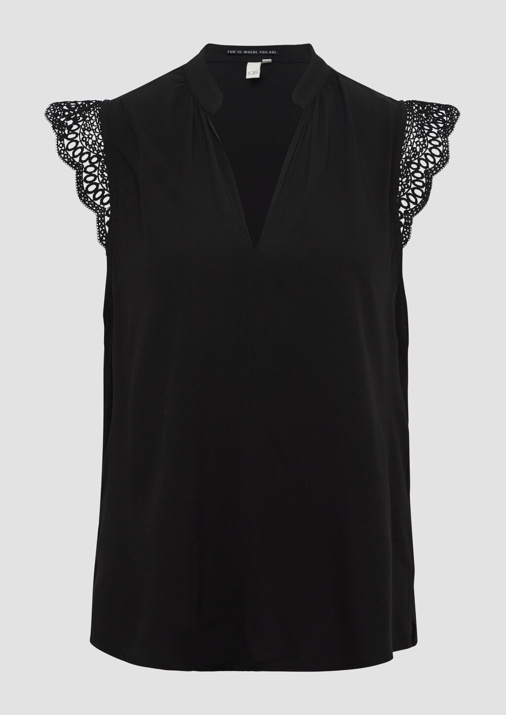 Locker geschnittenes Blusentop aus Viskose