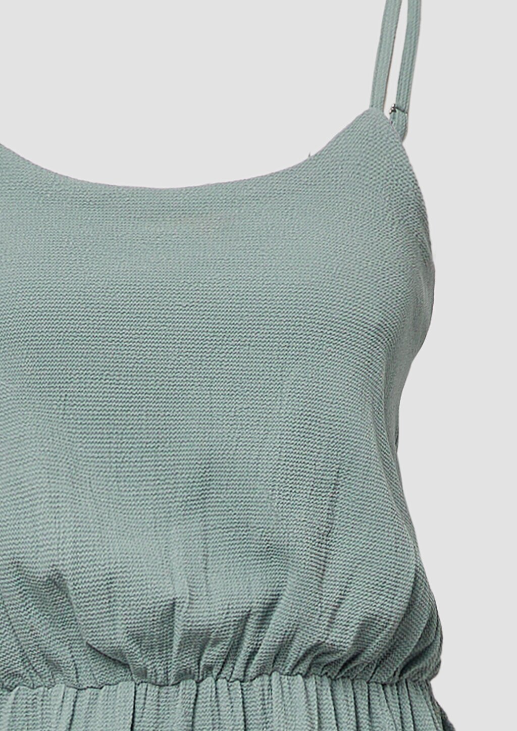 Langes Kleid mit Spaghettiträgern