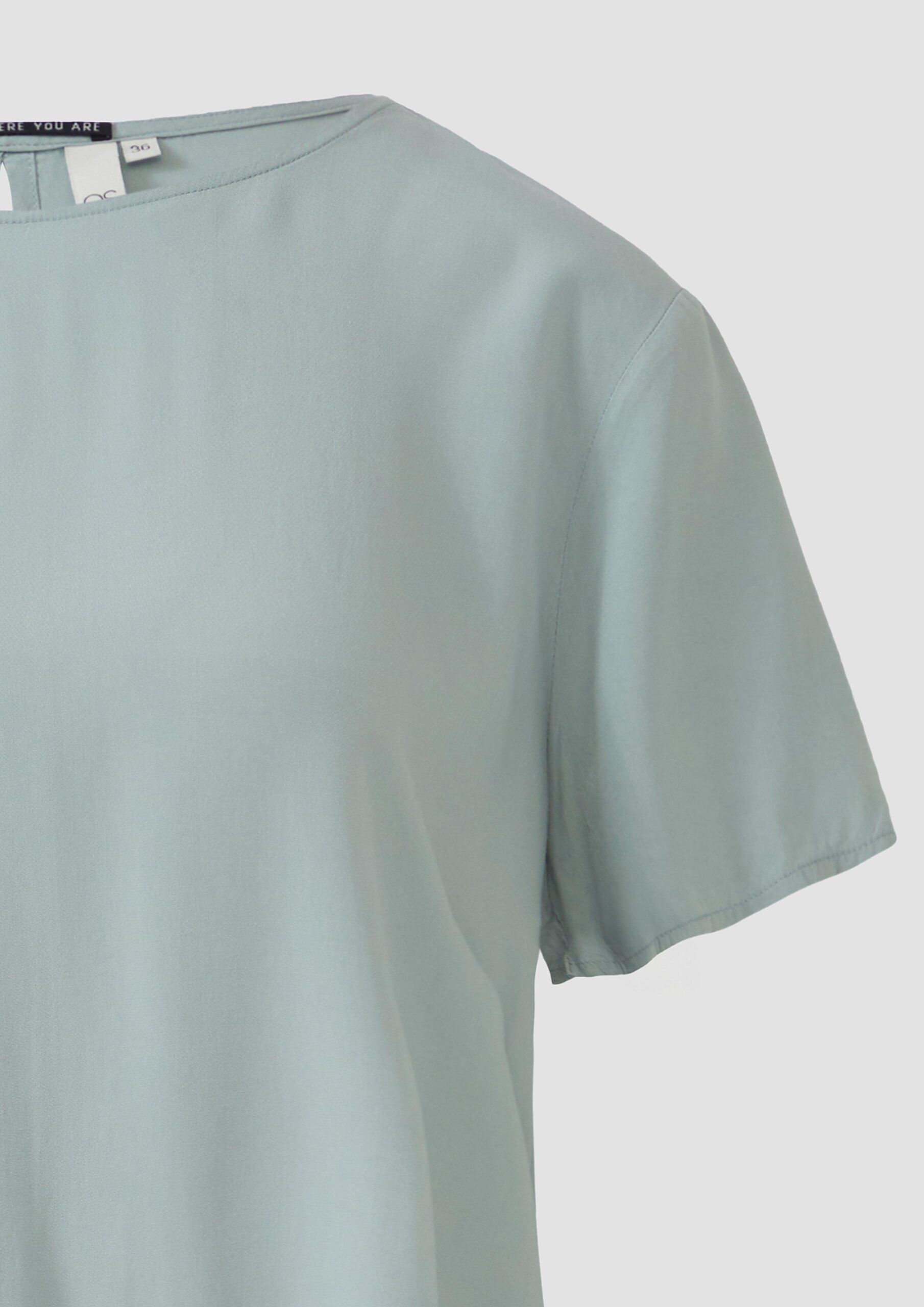 Kurzarmbluse aus Viskose