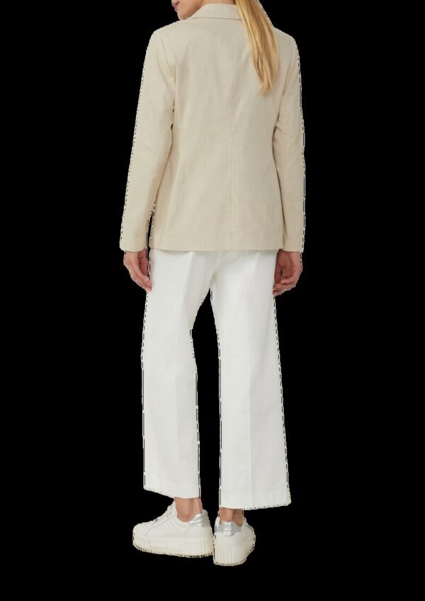 Slim-Fit-Blazer aus Leinenmix