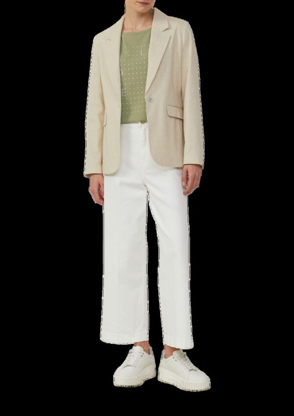 Slim-Fit-Blazer aus Leinenmix