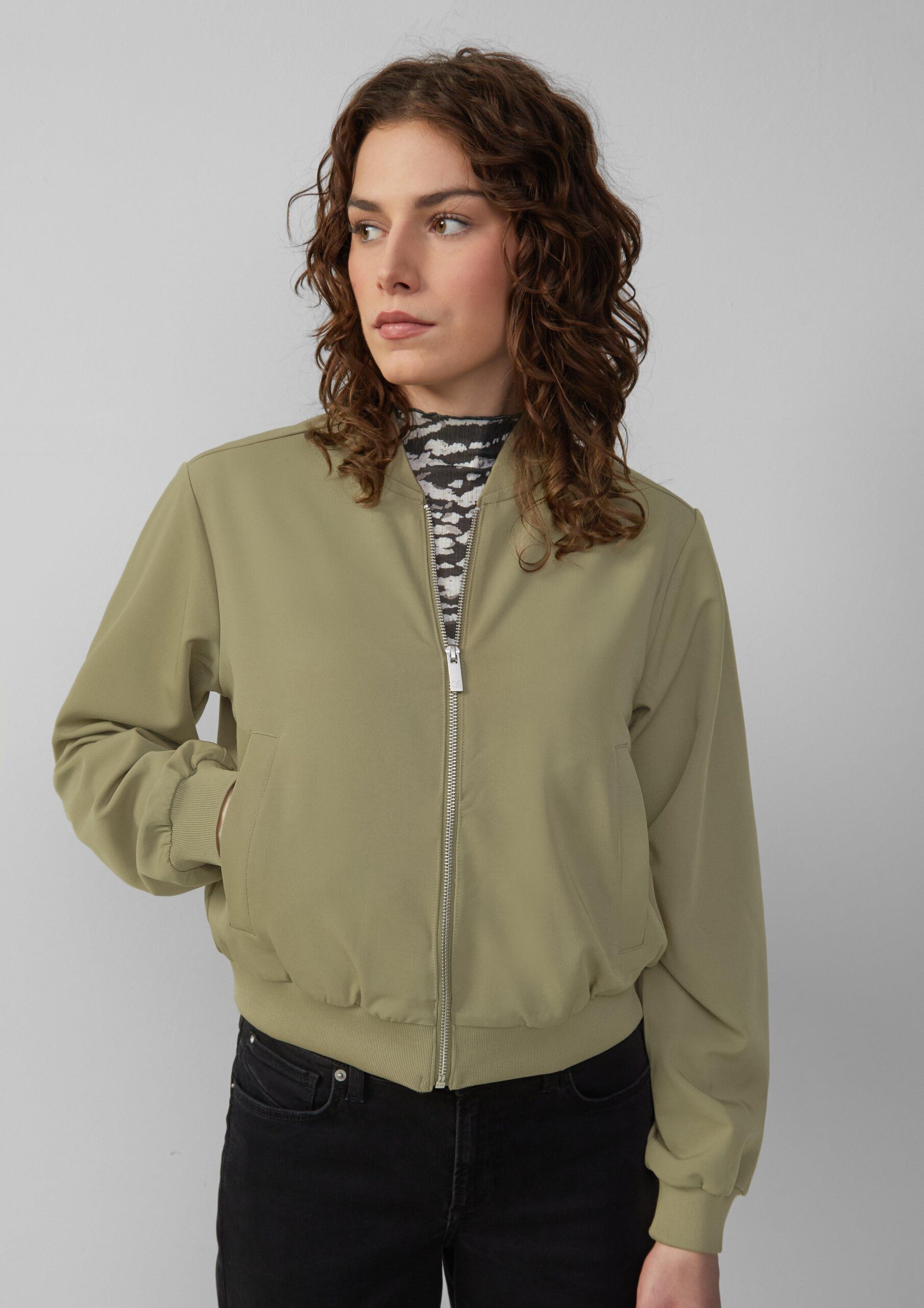 Blouson mit Stehkragen