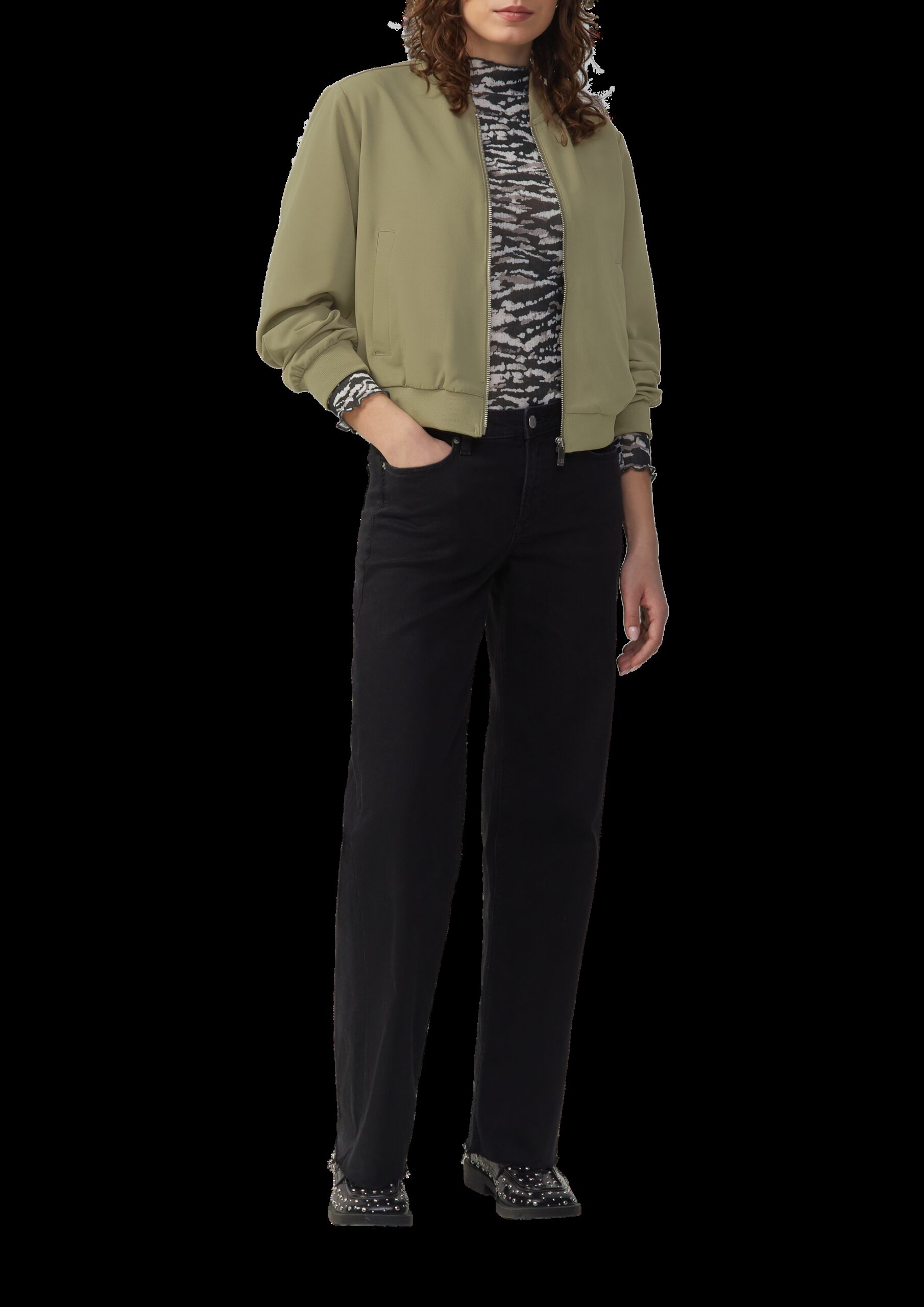 Blouson mit Stehkragen