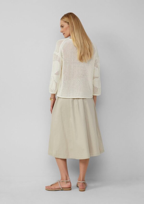 Pullover im Loose Fit mit floralem Strickmuster