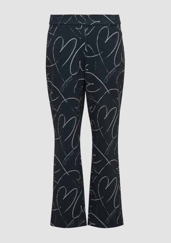 Ausgestellte Culotte mit Herz-Print