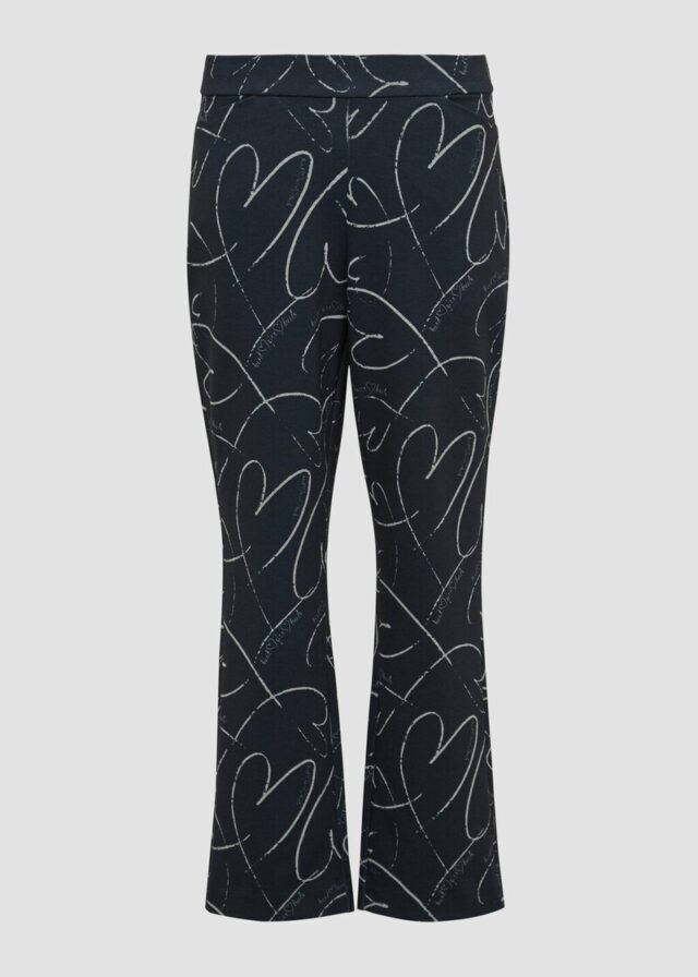 Ausgestellte Culotte mit Herz-Print