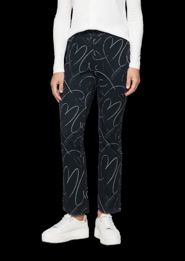 Ausgestellte Culotte mit Herz-Print