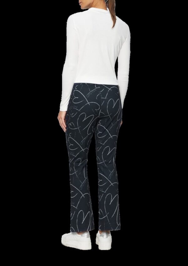 Ausgestellte Culotte mit Herz-Print