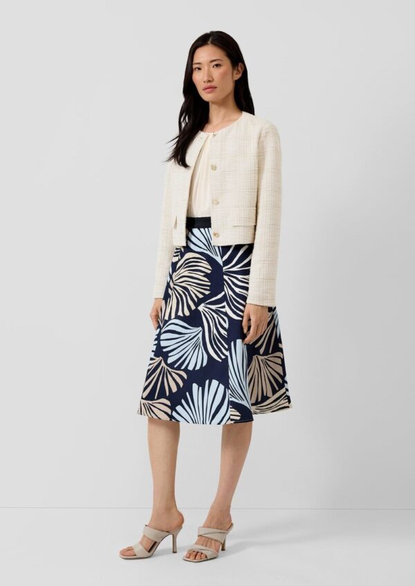 Eleganter Bouclé-Blouson mit Glitzergarn