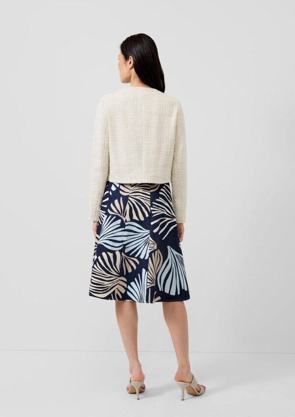 Eleganter Bouclé-Blouson mit Glitzergarn