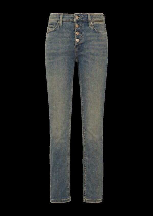 Jeans Catie / Slim Fit / Mid Rise / Slim Leg / Knopfleiste