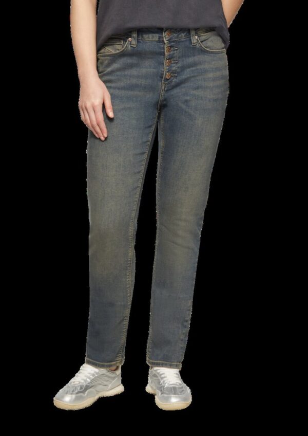 Jeans Catie / Slim Fit / Mid Rise / Slim Leg / Knopfleiste