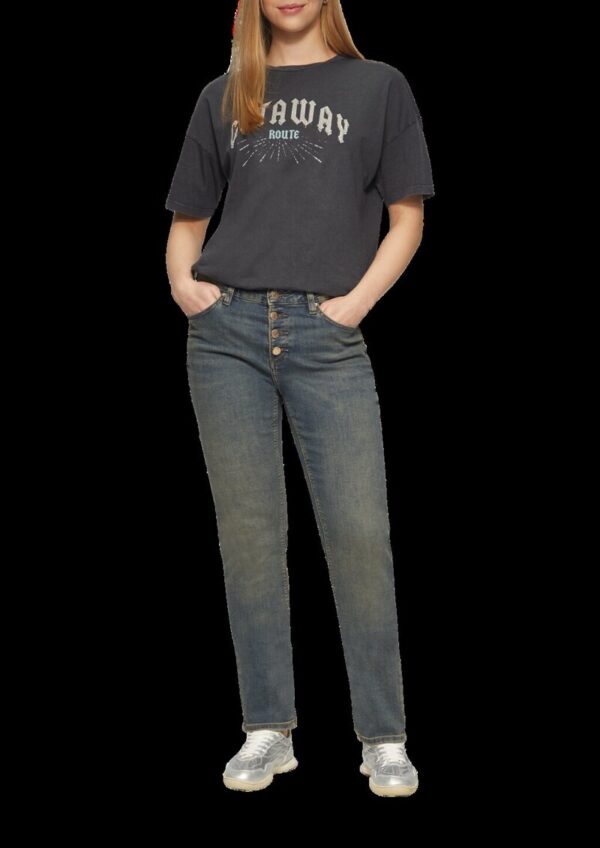 Jeans Catie / Slim Fit / Mid Rise / Slim Leg / Knopfleiste