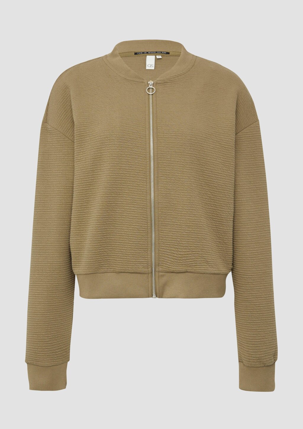 Sweatjacke im Blouson-Style