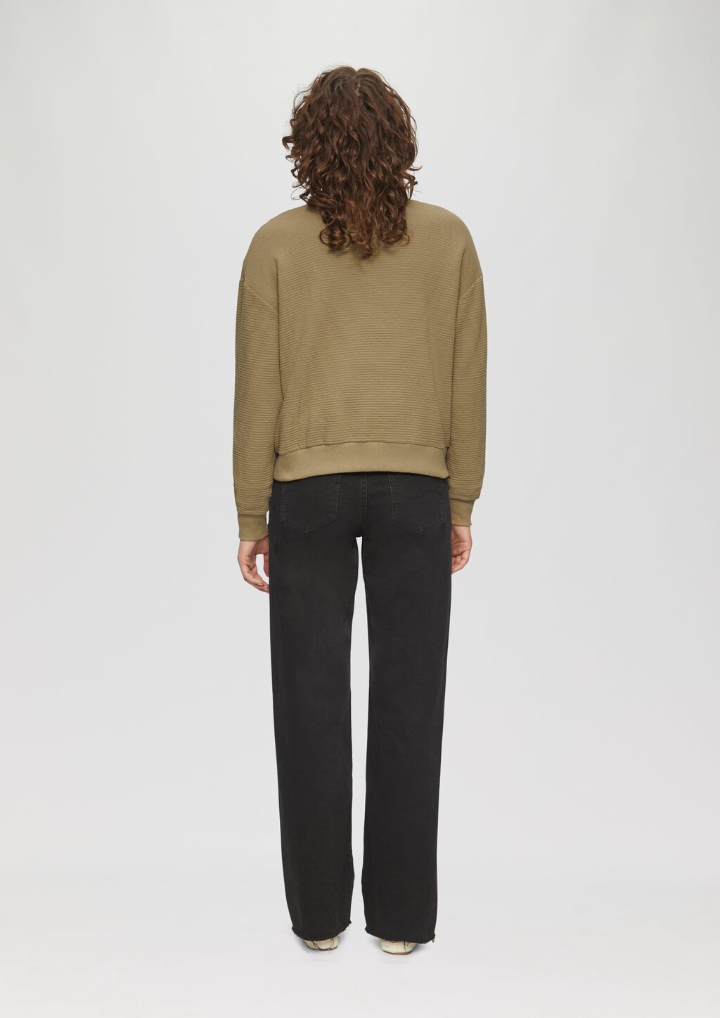 Sweatjacke im Blouson-Style