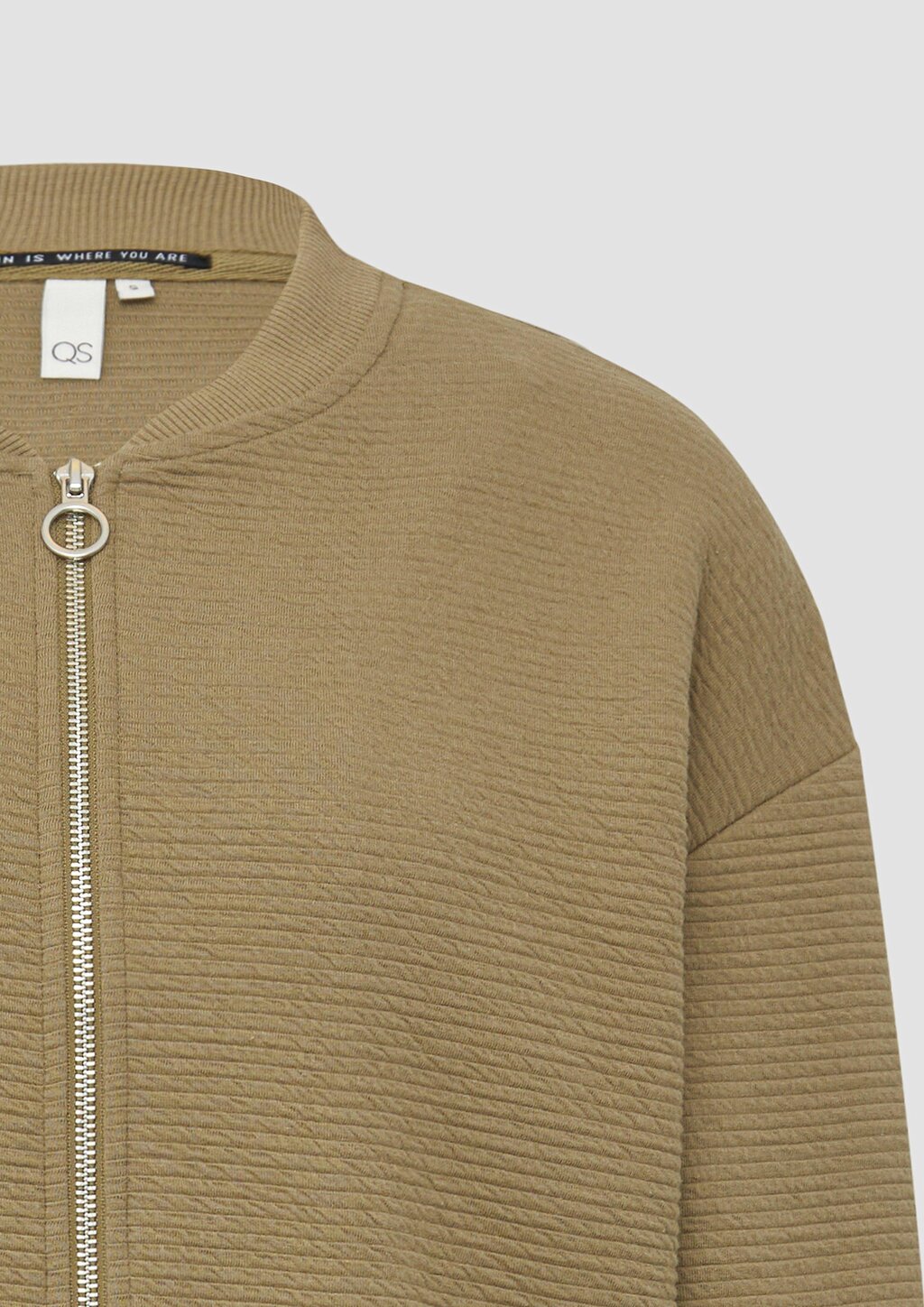 Sweatjacke im Blouson-Style