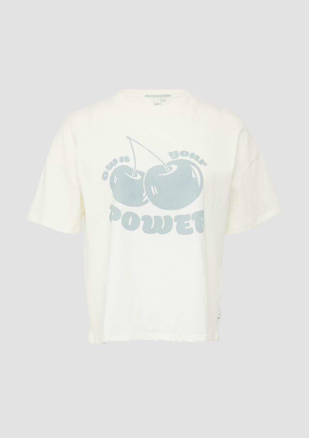 Printshirt mit überschnittener Schulter