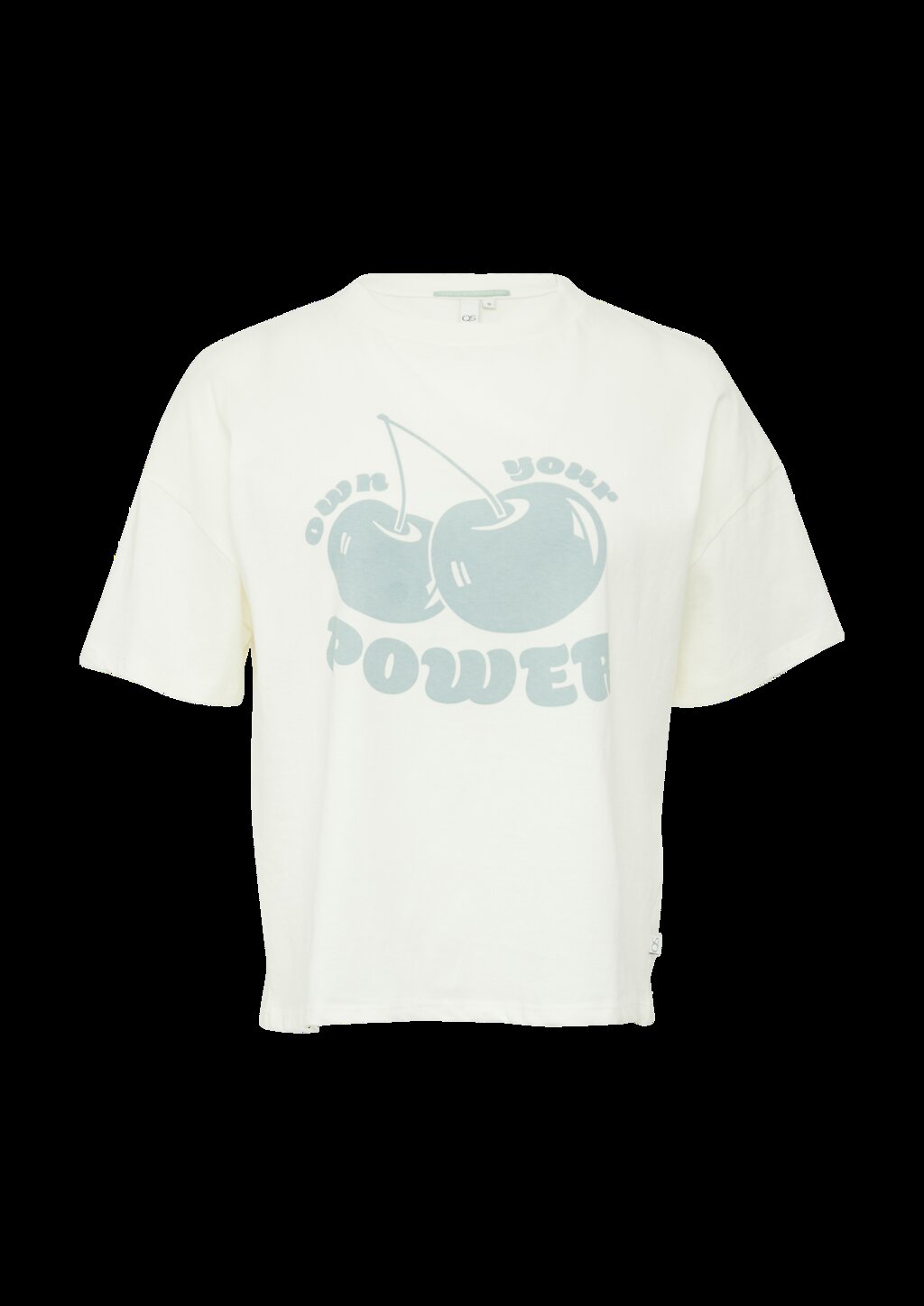 Printshirt mit überschnittener Schulter