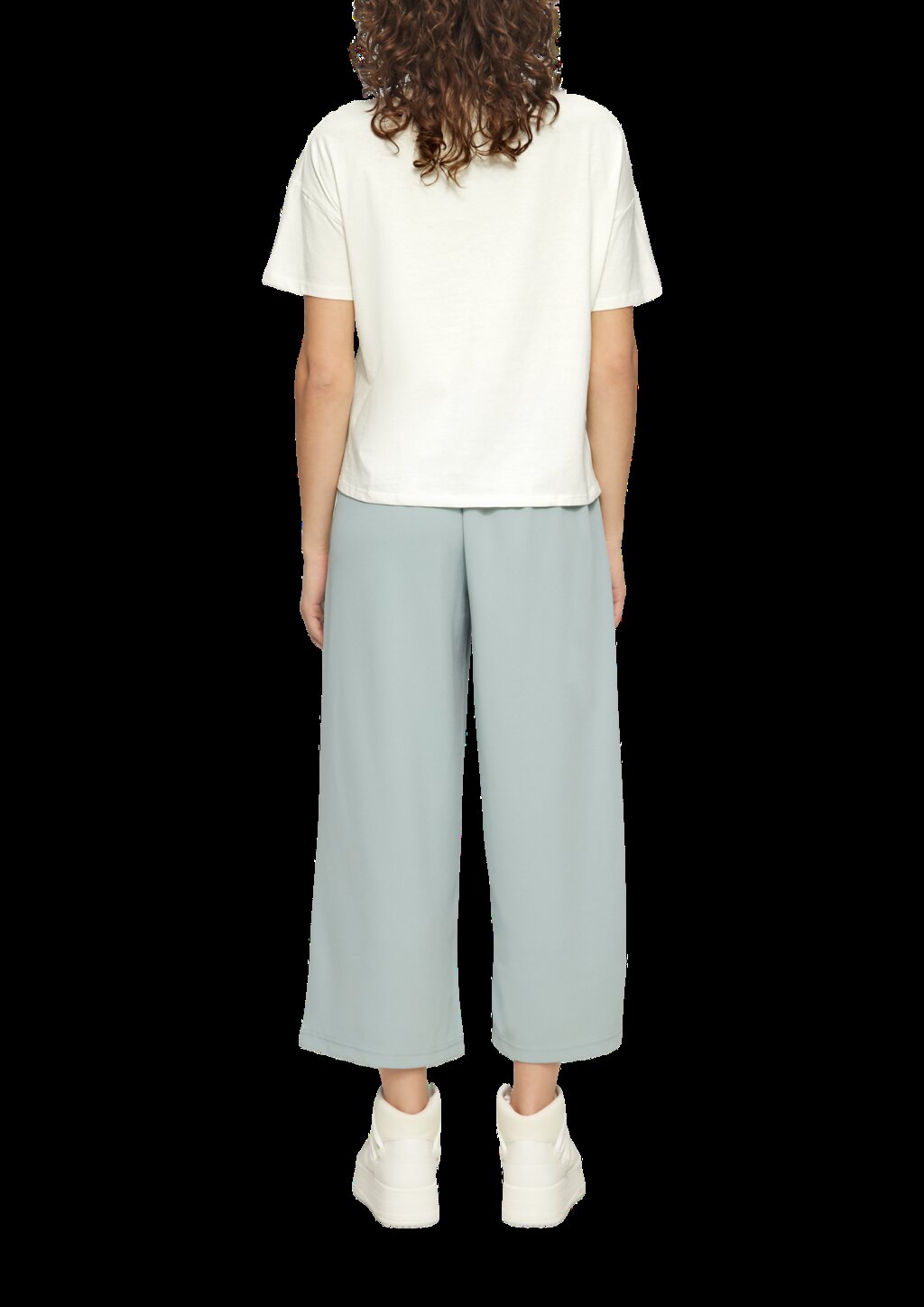 Printshirt mit überschnittener Schulter