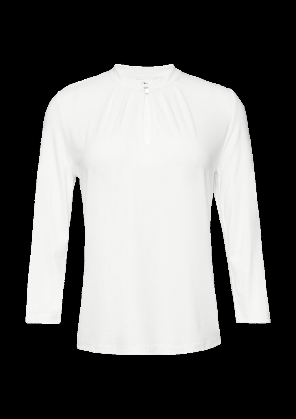 T-Shirt mit 3/4-Arm aus Viskosemix