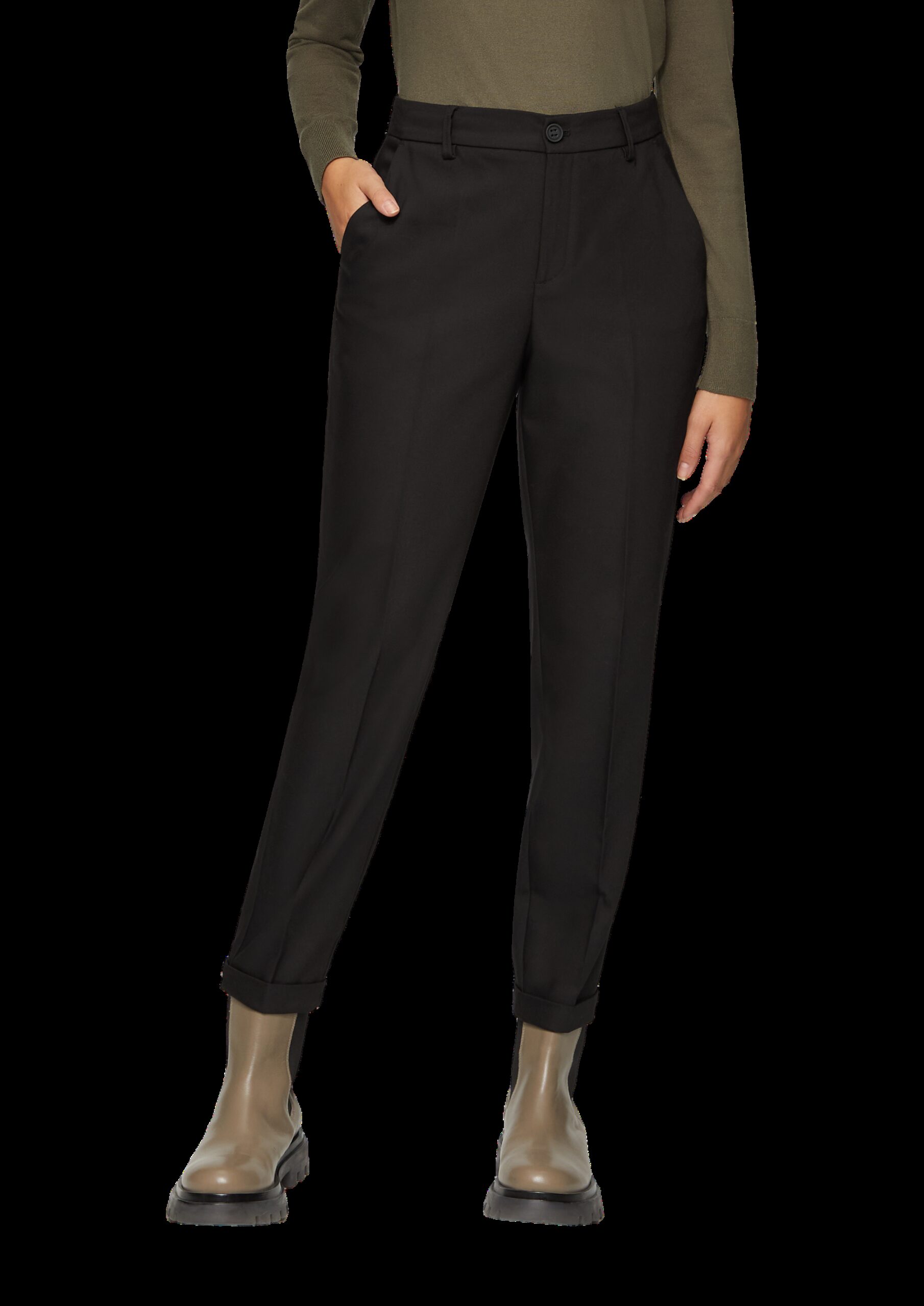 Schmal geschnittene Cigarette Pants