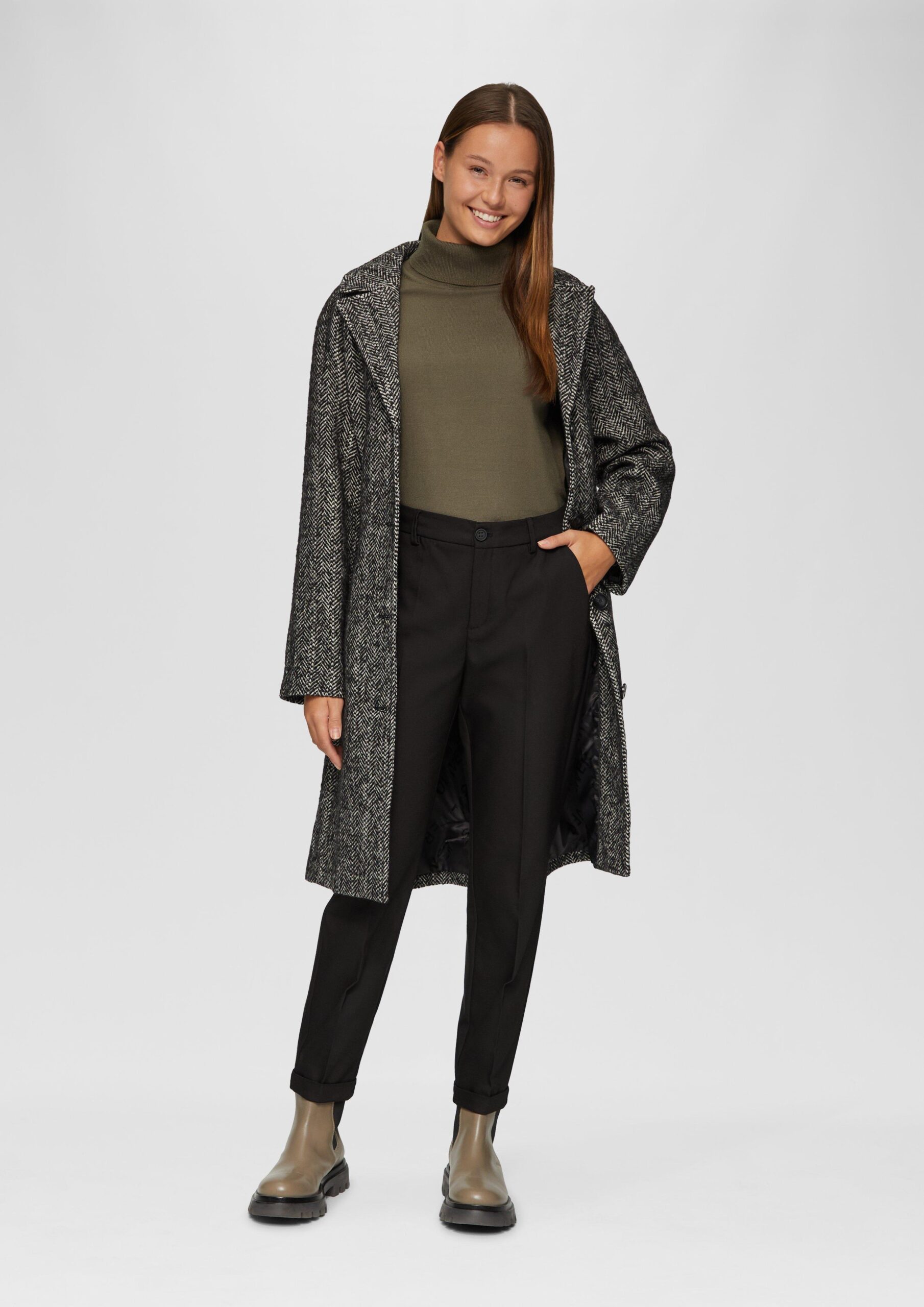 Schmal geschnittene Cigarette Pants