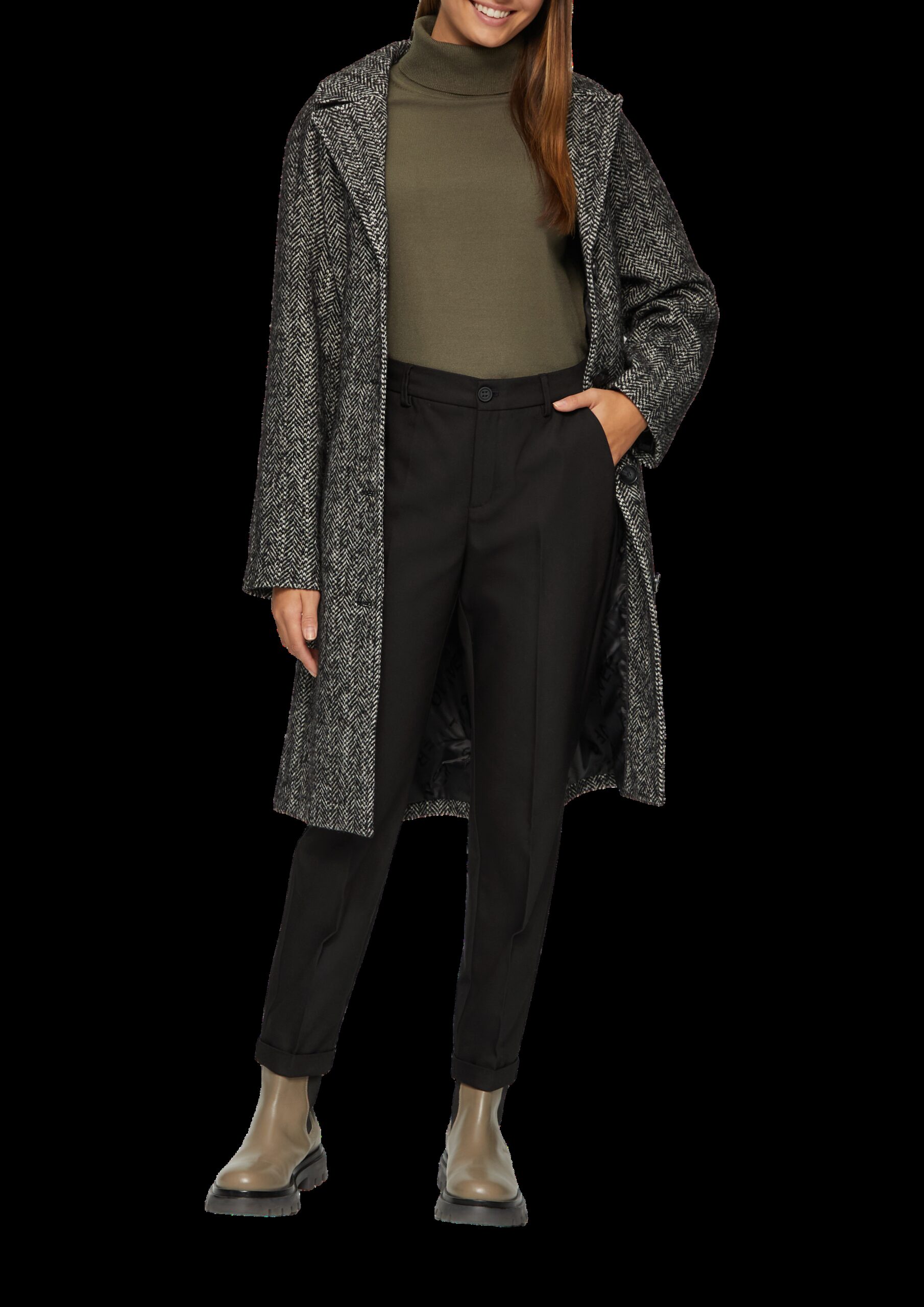 Schmal geschnittene Cigarette Pants