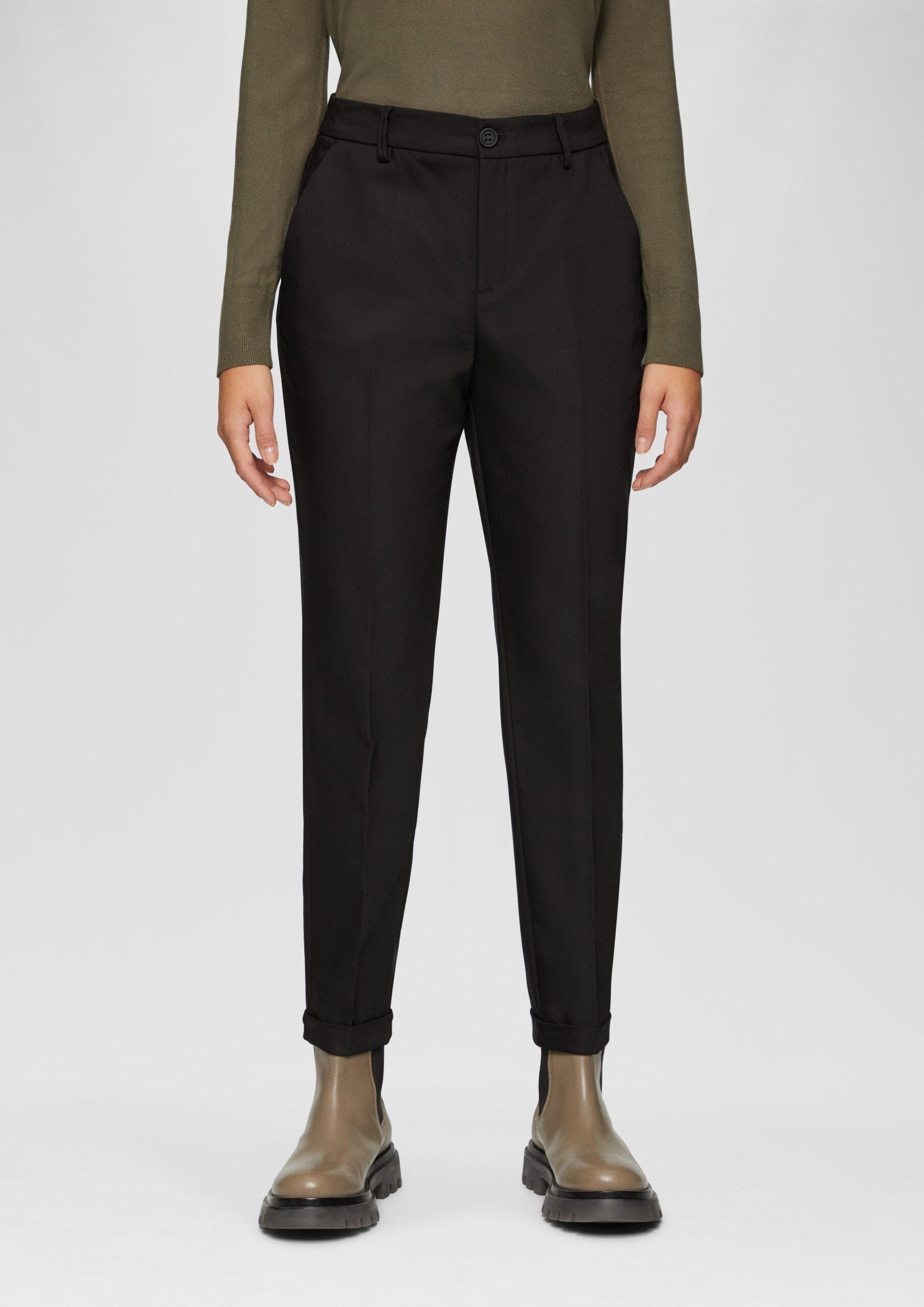 Schmal geschnittene Cigarette Pants