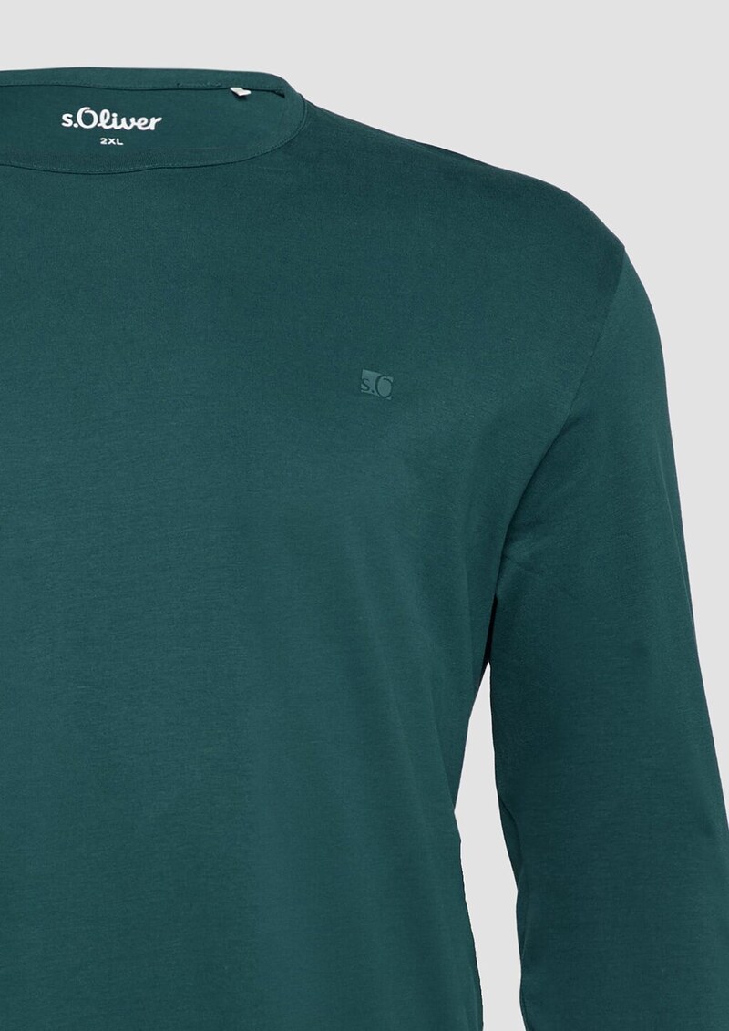 Softes Longsleeve aus Jersey mit Logo-Detail