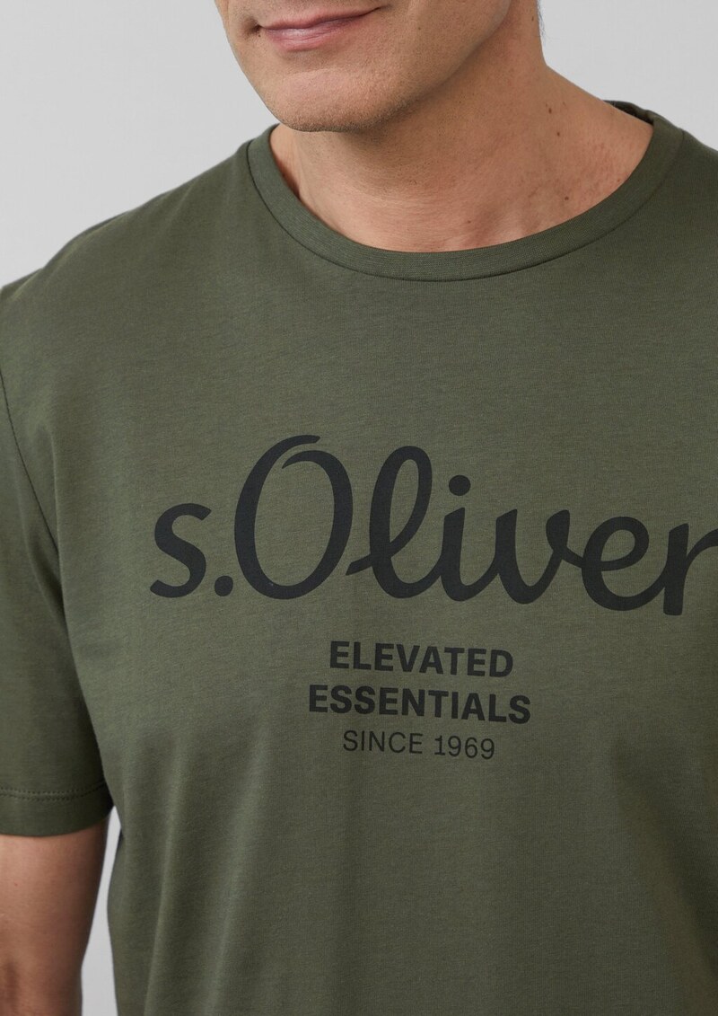 T-Shirt mit Logo-Print