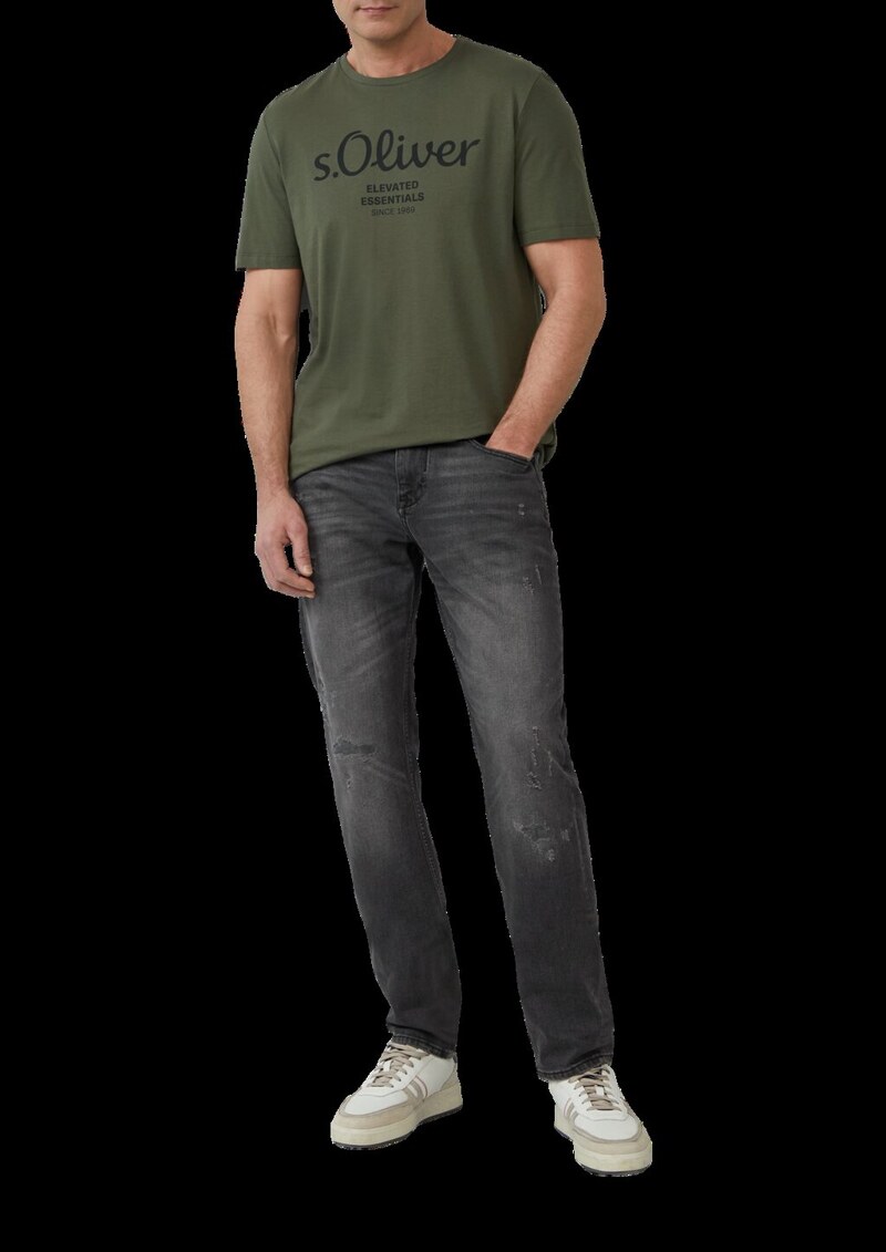 T-Shirt mit Logo-Print