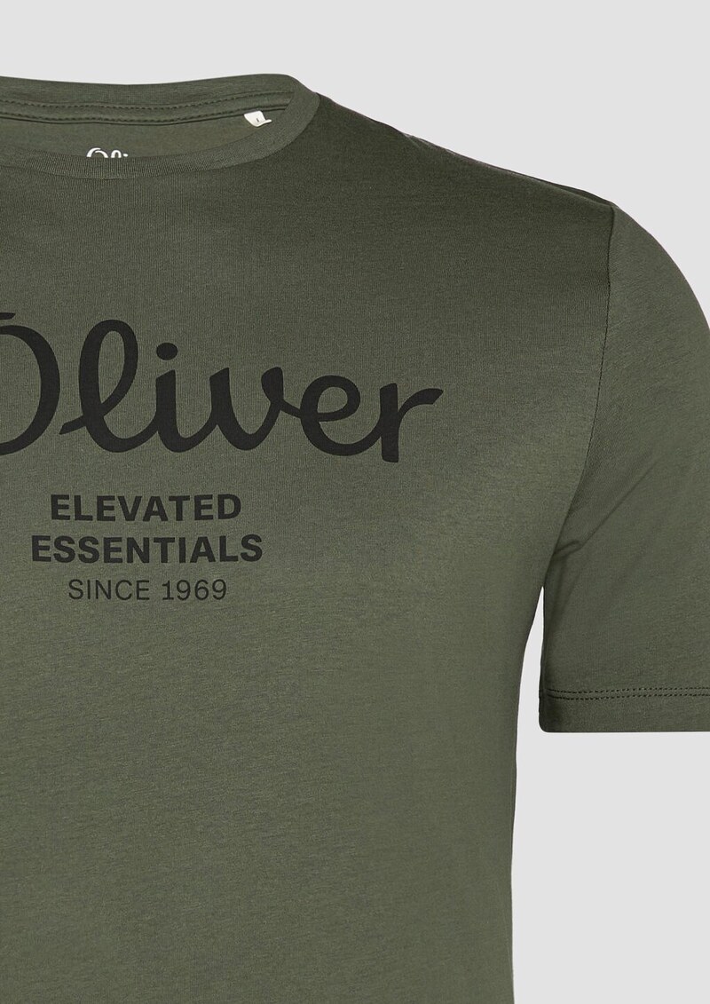 T-Shirt mit Logo-Print