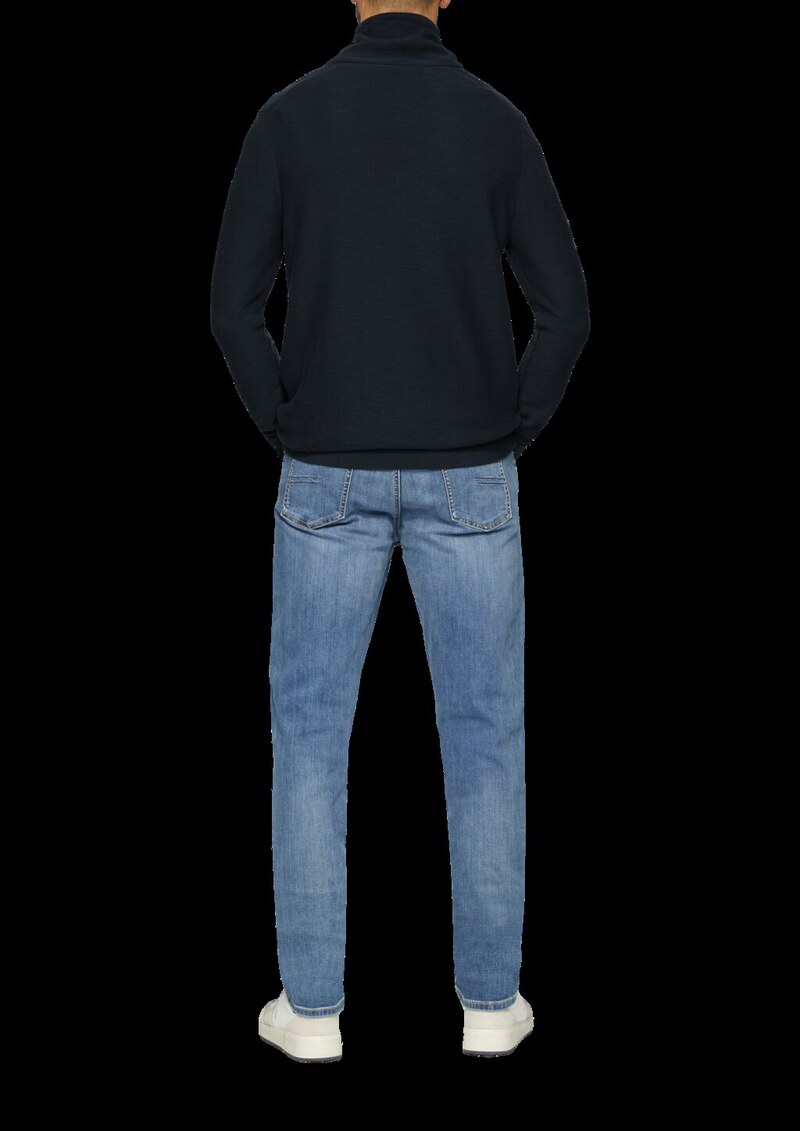 Strickpullover mit Schalkragen