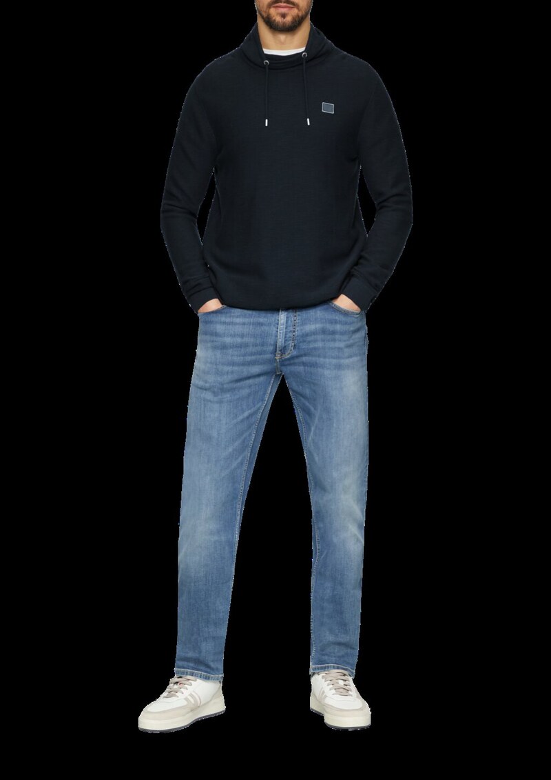 Strickpullover mit Schalkragen