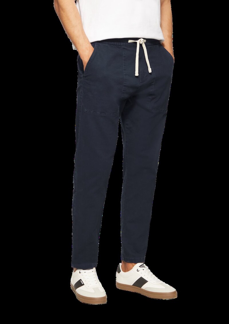 Detroit: Chinohose im Relaxed Fit aus Baumwollstretch