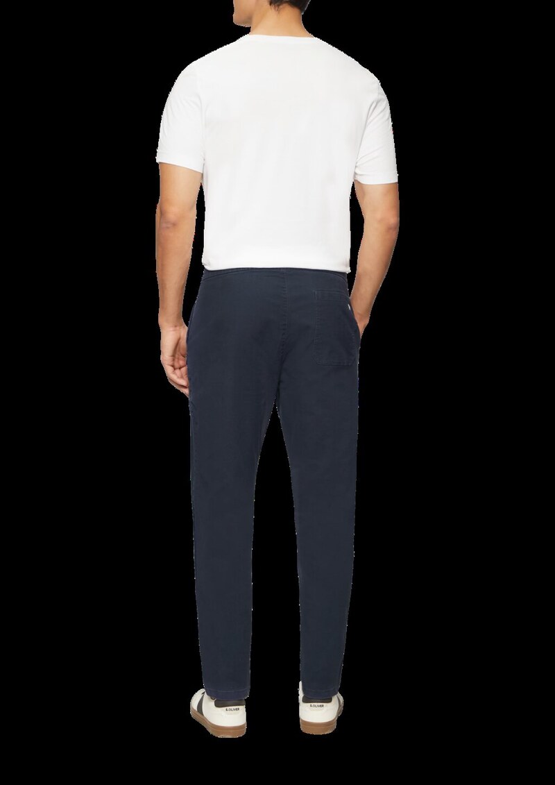 Detroit: Chinohose im Relaxed Fit aus Baumwollstretch