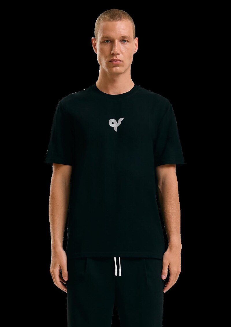 STREETS Kapsel T-Shirt aus schwerer Baumwolle mit Logo- und Rückenprint