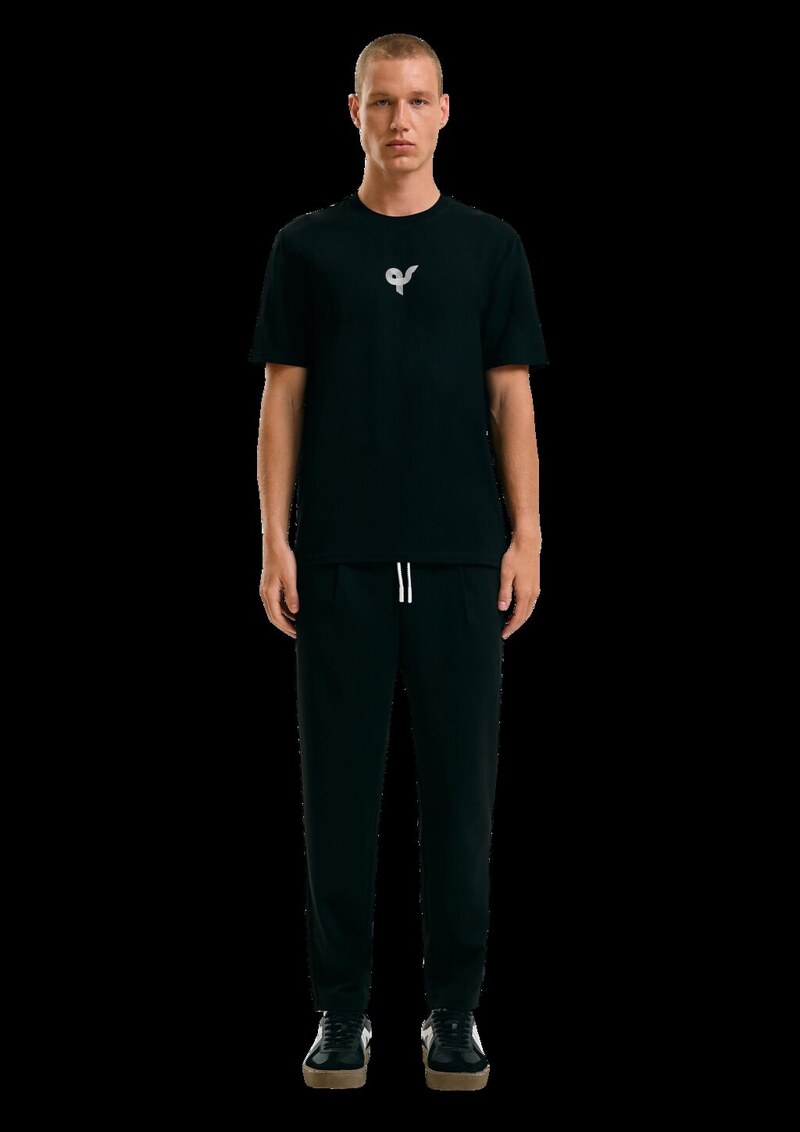 STREETS Kapsel T-Shirt aus schwerer Baumwolle mit Logo- und Rückenprint