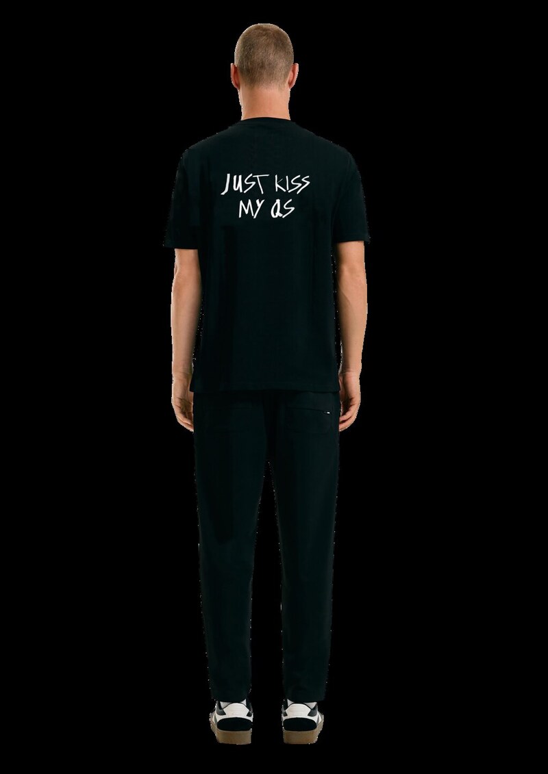 STREETS Kapsel T-Shirt aus schwerer Baumwolle mit Logo- und Rückenprint