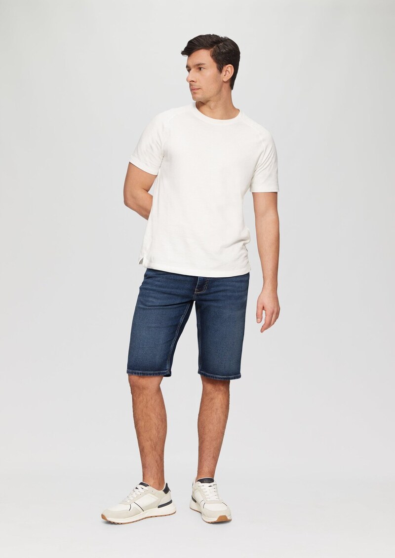 Jeans-Shorts / Regular Fit / Mid Rise / Straight Leg